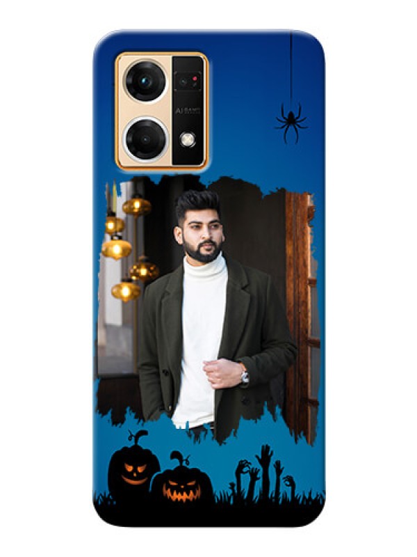 Custom Oppo F21 Pro mobile cases online with pro Halloween design 