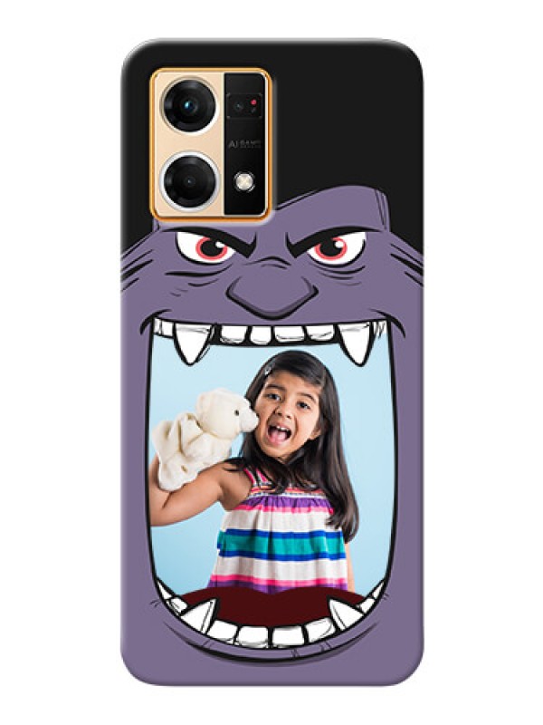 Custom Oppo F21 Pro Personalised Phone Covers: Angry Monster Design