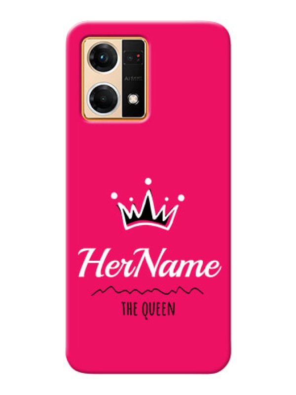 Custom Oppo F21 Pro Queen Phone Case with Name