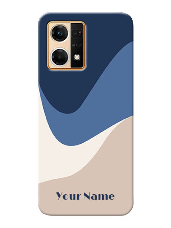 Custom Oppo F21 Pro Back Covers: Abstract Drip Art Design