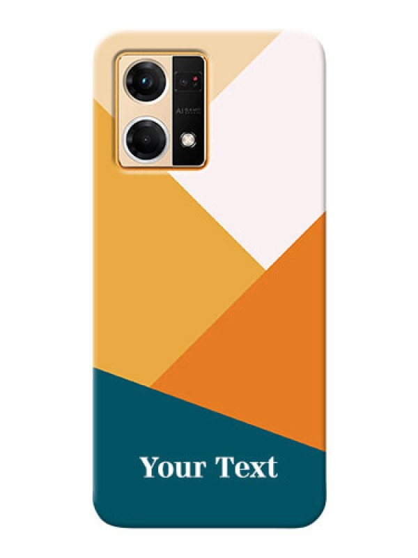 Custom Oppo F21 Pro Custom Phone Cases: Stacked Multi-colour Design