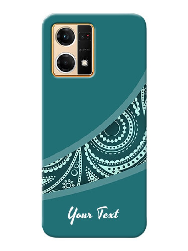 Custom Oppo F21 Pro Custom Phone Covers: semi visible floral Design