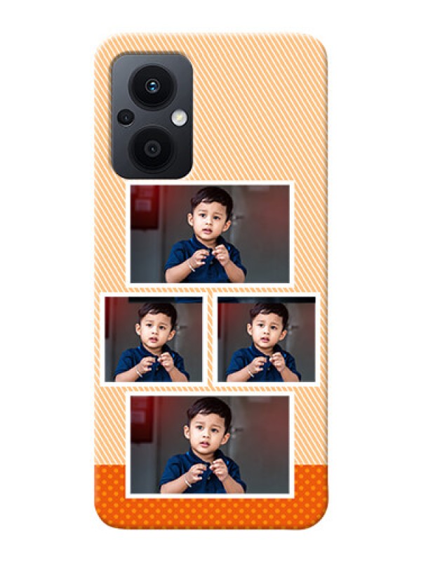 Custom Oppo F21s Pro 5G Mobile Back Covers: Bulk Photos Upload Design