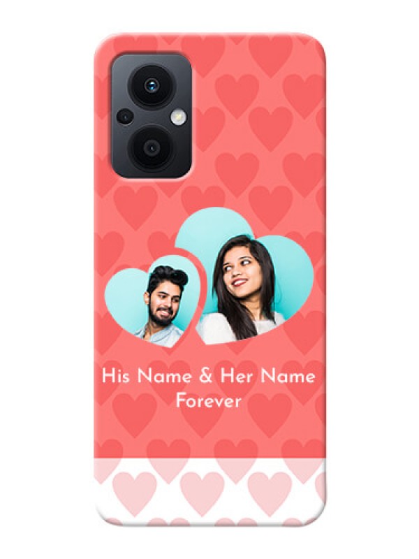 Custom Oppo F21s Pro 5G personalized phone covers: Couple Pic Upload Design