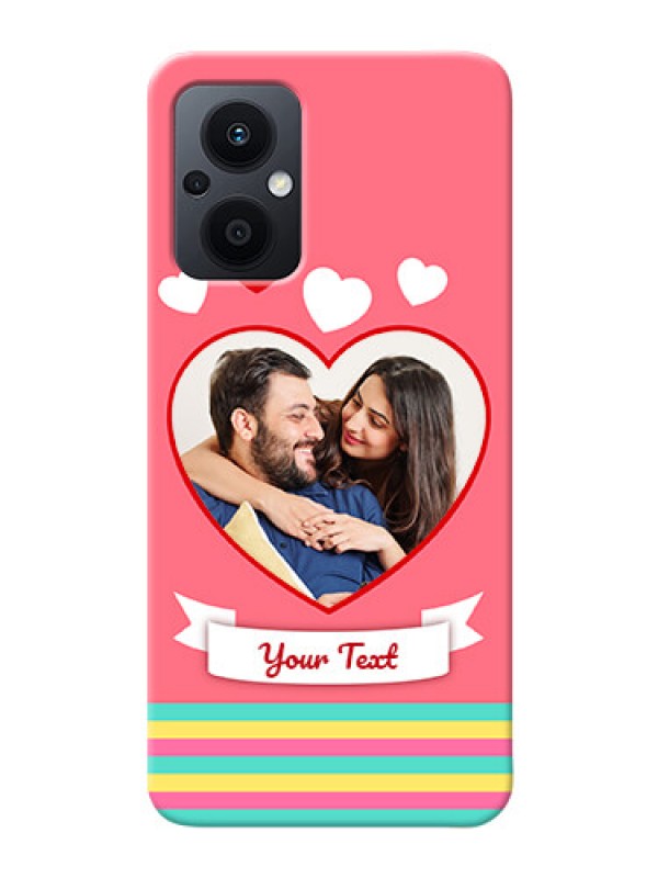 Custom Oppo F21s Pro 5G Personalised mobile covers: Love Doodle Design