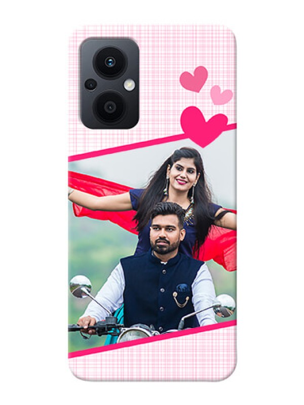 Custom Oppo F21s Pro 5G Personalised Phone Cases: Love Shape Heart Design