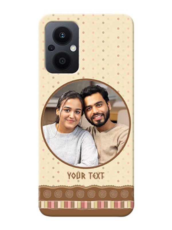 Custom Oppo F21s Pro 5G Mobile Cases: Brown Dotted Mobile Case Design