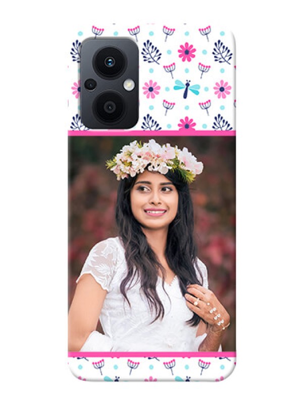 Custom Oppo F21s Pro 5G Mobile Covers: Colorful Flower Design