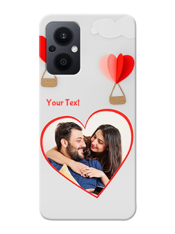 Custom Oppo F21s Pro 5G Phone Covers: Parachute Love Design