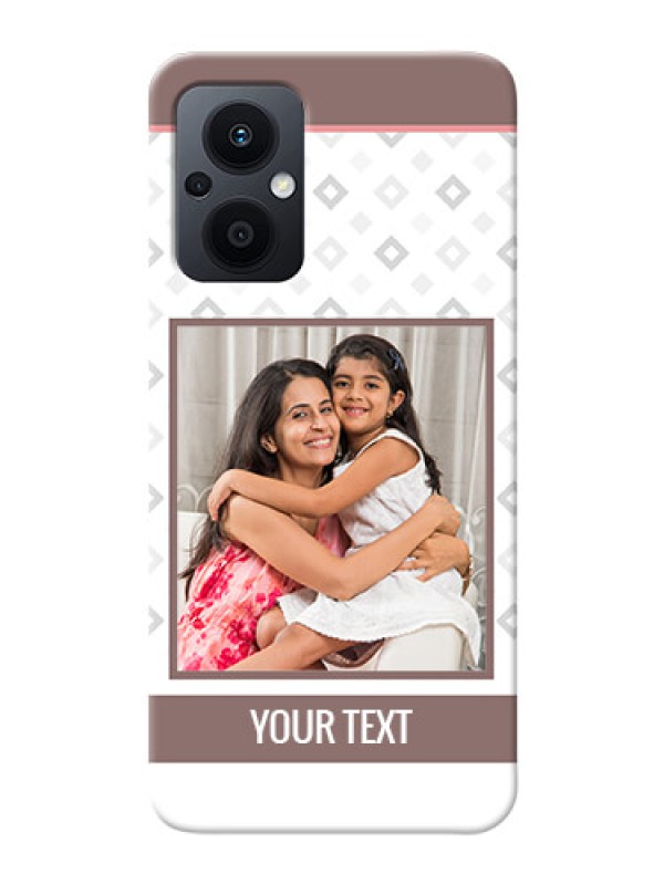 Custom Oppo F21s Pro 5G custom back covers: Simple Diamond Design