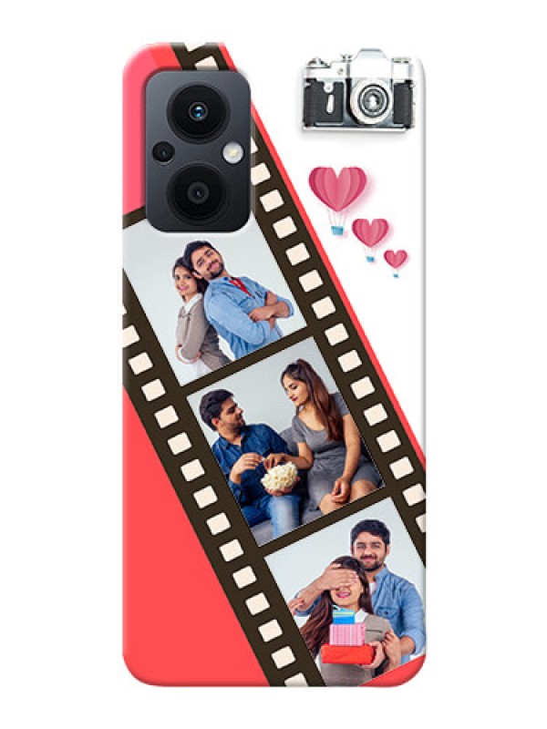 Custom Oppo F21s Pro 5G custom phone covers: 3 Image Holder with Film Reel