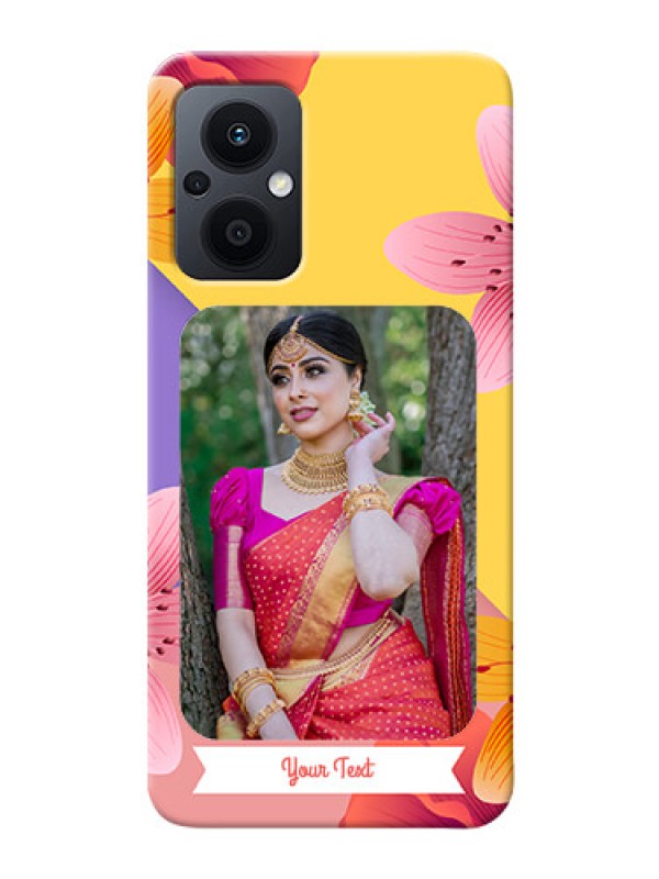 Custom Oppo F21s Pro 5G Mobile Covers: 3 Image With Vintage Floral Design