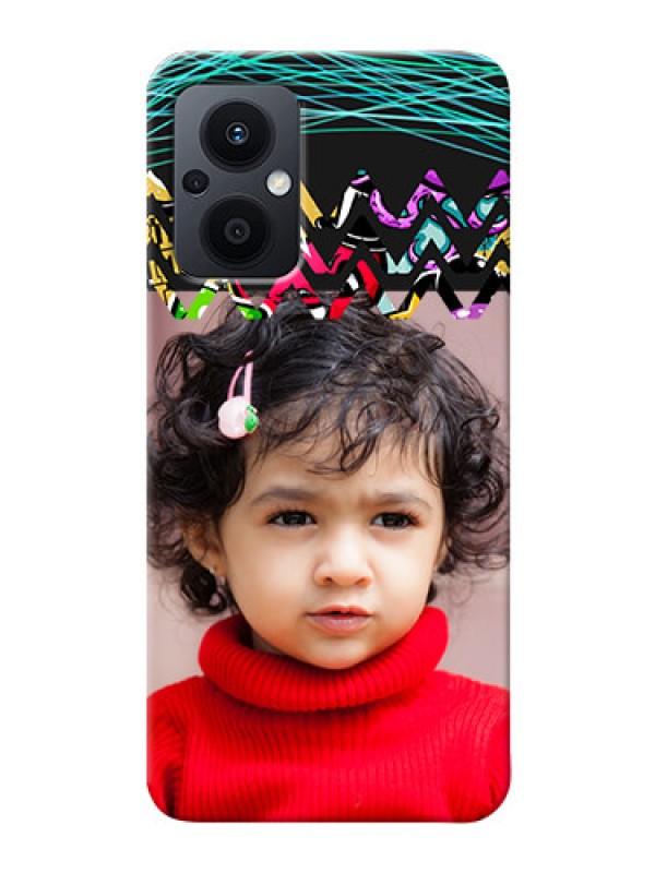 Custom Oppo F21s Pro 5G personalized phone covers: Neon Abstract Design