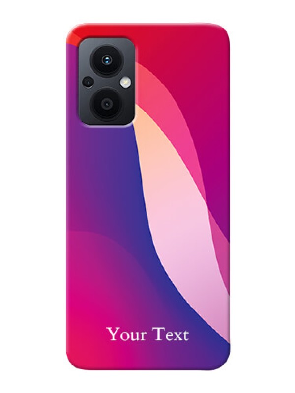 Custom Oppo F21S Pro 5G Mobile Back Covers: Digital abstract Overlap Design