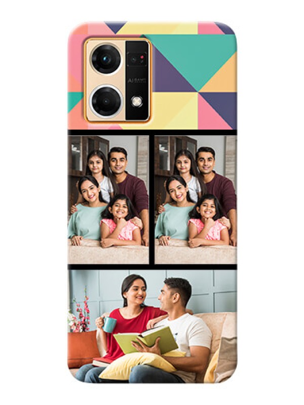 Custom Oppo F21s Pro personalised phone covers: Bulk Pic Upload Design