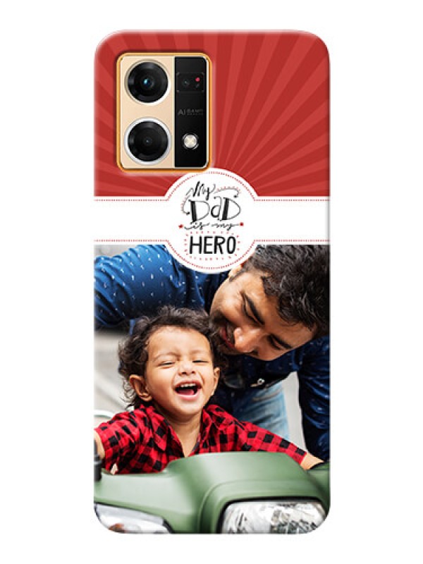 Custom Oppo F21s Pro custom mobile phone cases: My Dad Hero Design