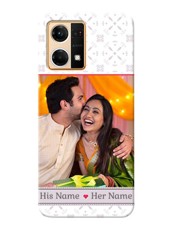 Custom Oppo F21s Pro Phone Cases with Photo and Ethnic Design