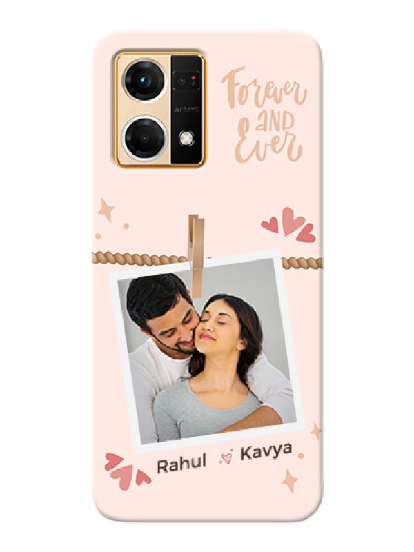 Custom Oppo F21S Pro Phone Back Covers: Forever and ever love Design