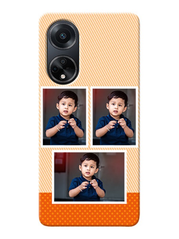 Custom Oppo F23 5G Mobile Back Covers: Bulk Photos Upload Design