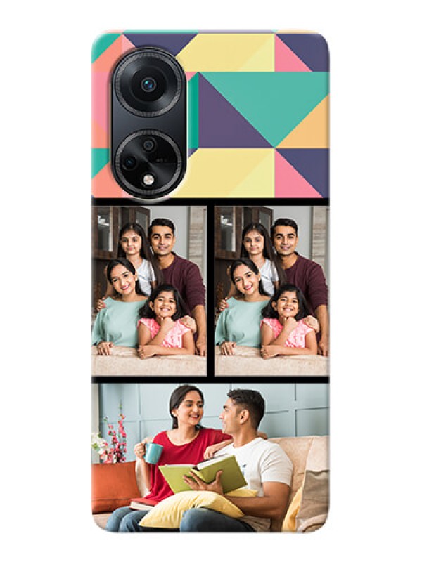 Custom Oppo F23 5G personalised phone covers: Bulk Pic Upload Design