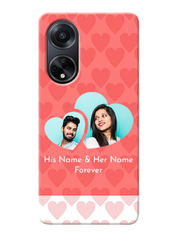 Custom Oppo F23 5G personalized phone covers: Couple Pic Upload Design