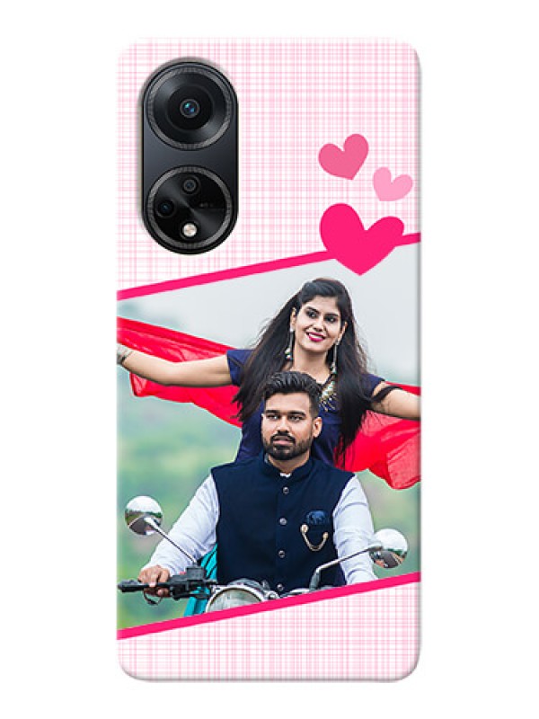Custom Oppo F23 5G Personalised Phone Cases: Love Shape Heart Design