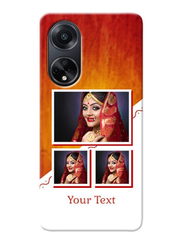 Custom Oppo F23 5G Personalised Phone Cases: Wedding Memories Design 