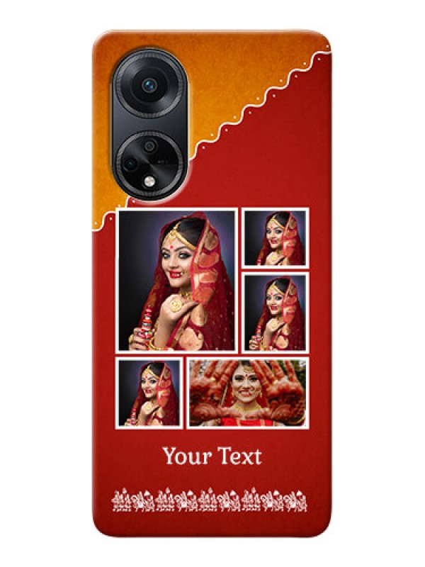 Custom Oppo F23 5G customized phone cases: Wedding Pic Upload Design