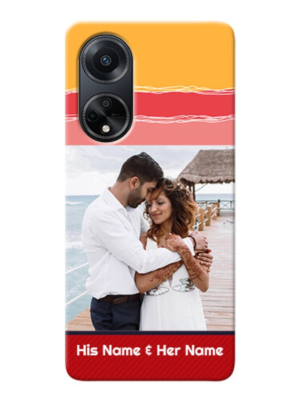 Custom Oppo F23 5G custom mobile phone covers: Colorful Case Design