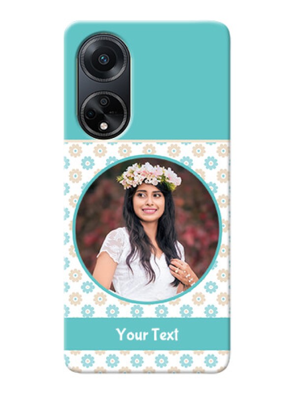 Custom Oppo F23 5G Custom Mobile Back Covers: Beautiful Flowers Design