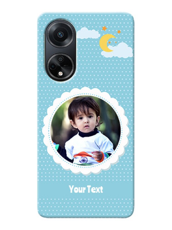 Custom Oppo F23 5G mobile cases online: violet Pattern Design