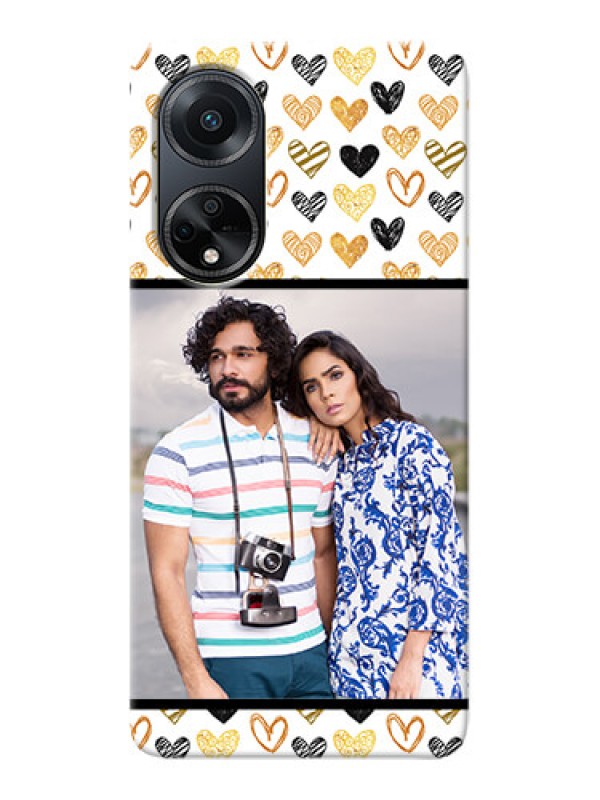 Custom Oppo F23 5G Personalized Mobile Cases: Love Symbol Design