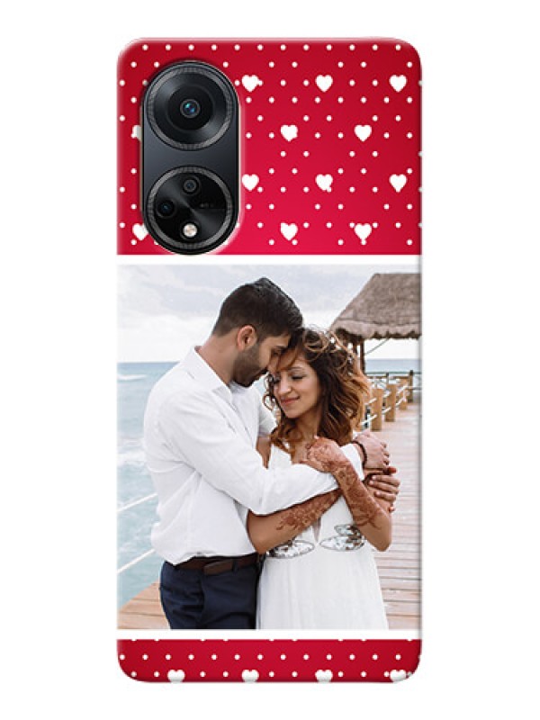 Custom Oppo F23 5G custom back covers: Hearts Mobile Case Design