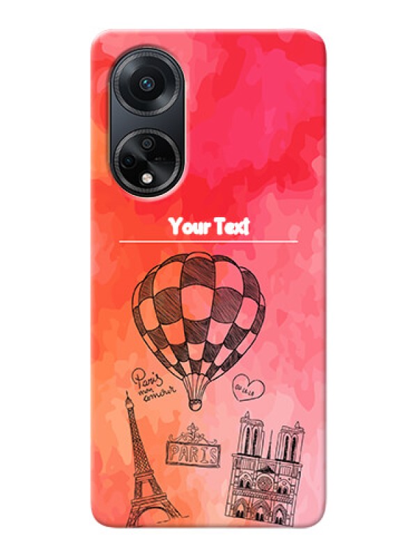 Custom Oppo F23 5G Personalized Mobile Covers: Paris Theme Design