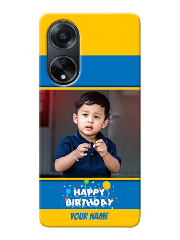 Custom Oppo F23 5G Mobile Back Covers Online: Birthday Wishes Design