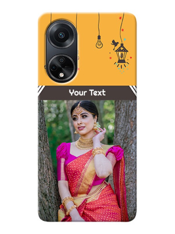 Custom Oppo F23 5G custom back covers with Family Picture and Icons 