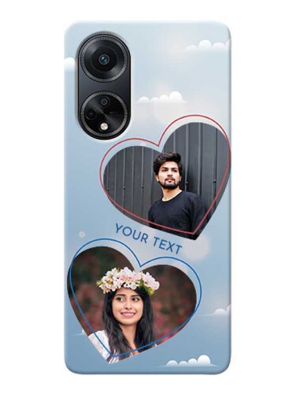 Custom Oppo F23 5G Phone Cases: Blue Color Couple Design 