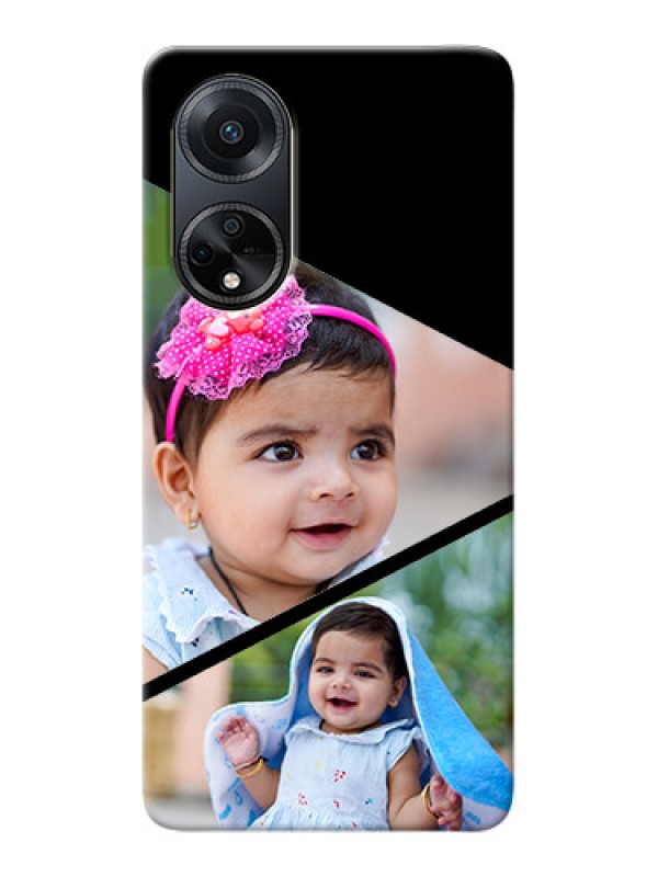 Custom Oppo F23 5G mobile back covers online: Semi Cut Design