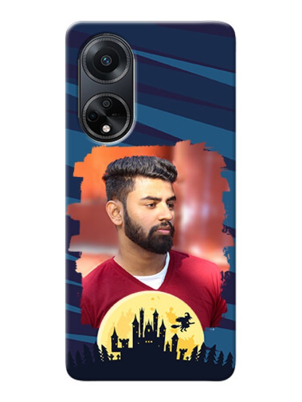 Custom Oppo F23 5G Back Covers: Halloween Witch Design 