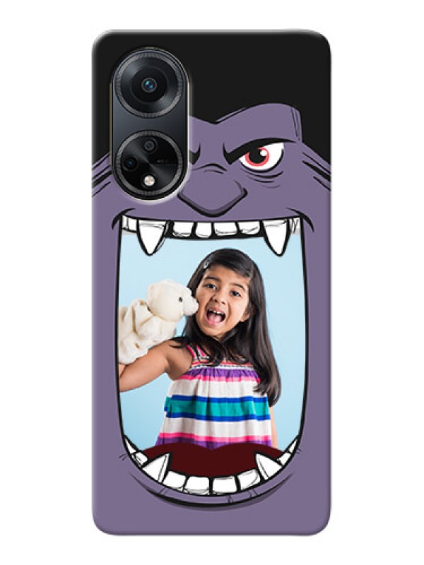 Custom Oppo F23 5G Personalised Phone Covers: Angry Monster Design