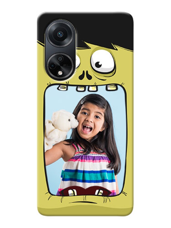 Custom Oppo F23 5G Mobile Covers: Cartoon monster back case Design