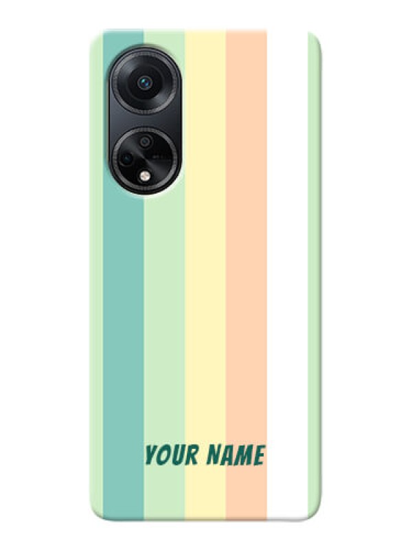 Custom Oppo F23 5G Back Covers: Multi-colour Stripes Design