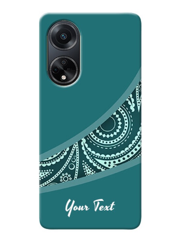 Custom Oppo F23 5G Custom Phone Covers: semi visible floral Design