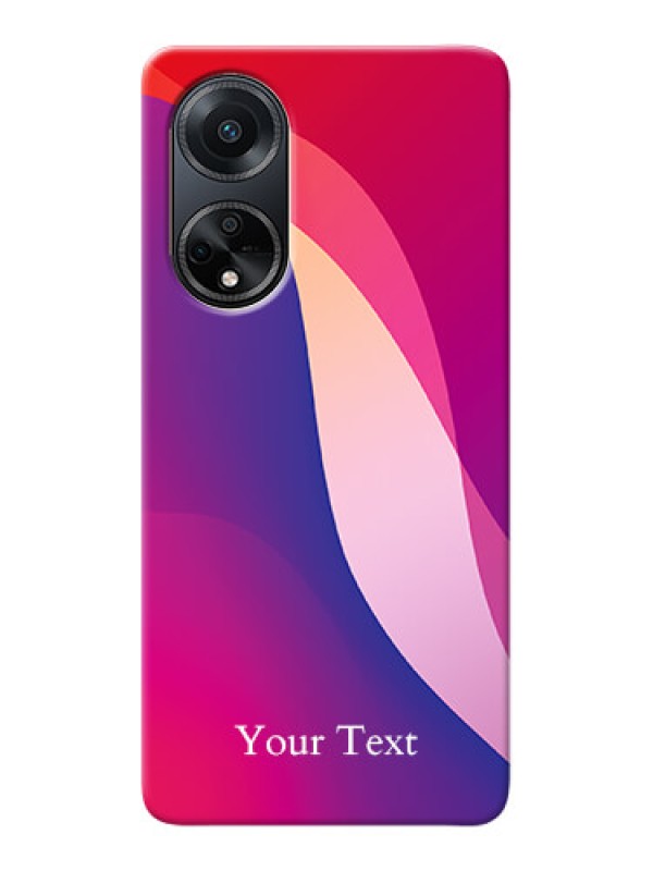 Custom Oppo F23 5G Mobile Back Covers: Digital abstract Overlap Design