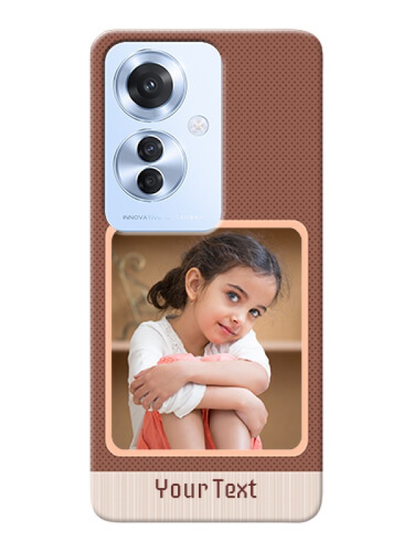 Custom Oppo F25 Pro 5G Phone Covers: Simple Pic Upload Design