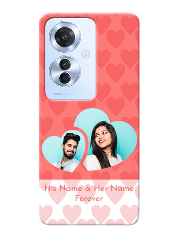 Custom Oppo F25 Pro 5G personalized phone covers: Couple Pic Upload Design