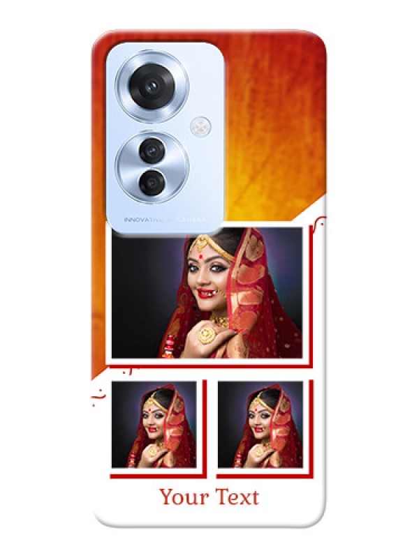 Custom Oppo F25 Pro 5G Personalised Phone Cases: Wedding Memories Design