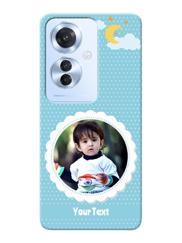 Custom Oppo F25 Pro 5G mobile cases online: violet Pattern Design