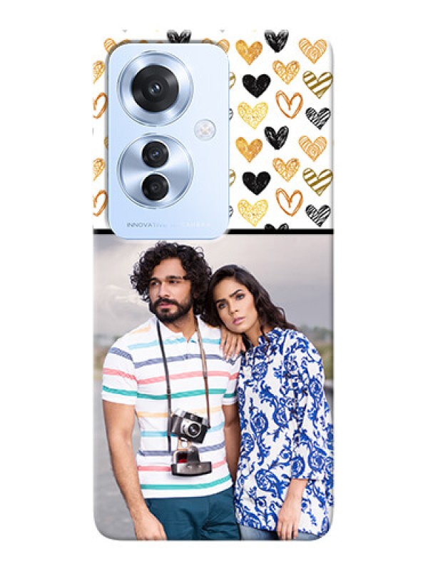 Custom Oppo F25 Pro 5G Personalized Mobile Cases: Love Symbol Design