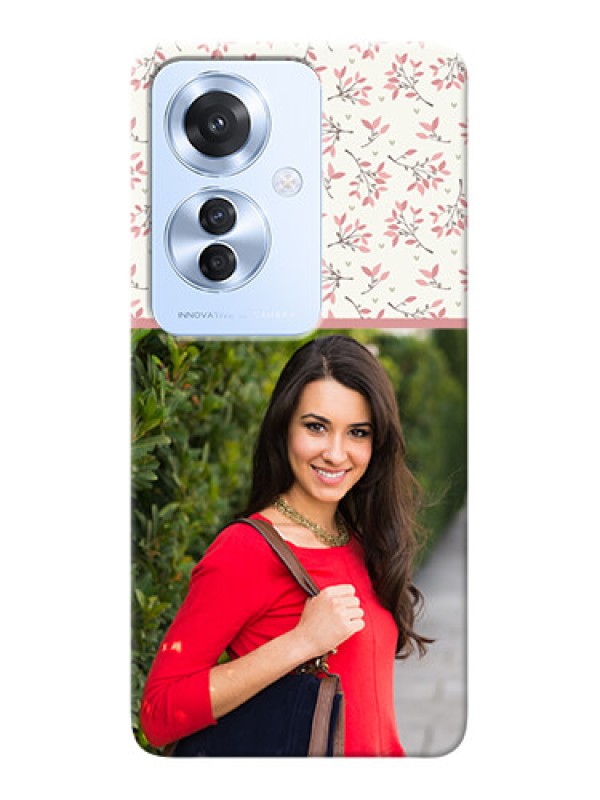 Custom Oppo F25 Pro 5G Back Covers: Premium Floral Design